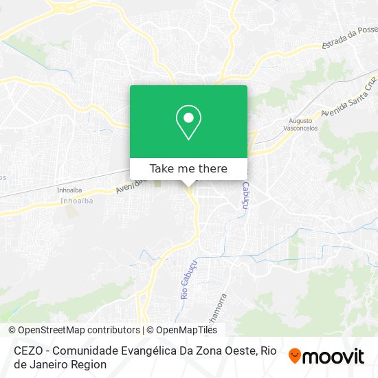 Mapa CEZO - Comunidade Evangélica Da Zona Oeste