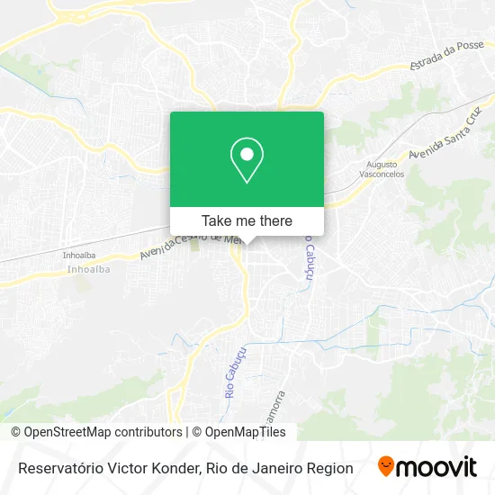 Reservatório Victor Konder map