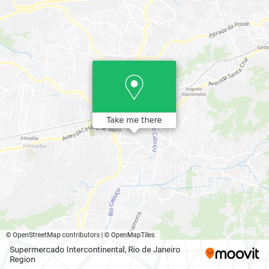 Supermercado Intercontinental map