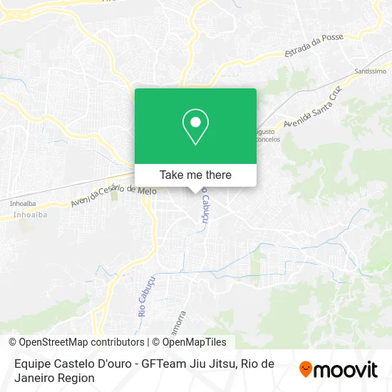Equipe Castelo D'ouro - GFTeam Jiu Jitsu map