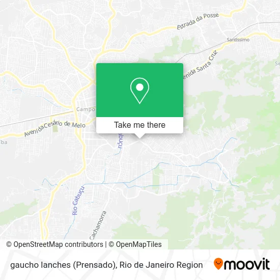 gaucho lanches (Prensado) map