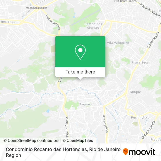 Condomínio Recanto das Hortencias map