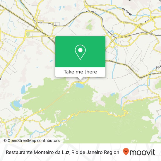 Mapa Restaurante Monteiro da Luz