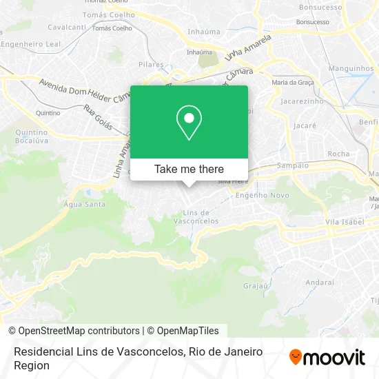 Residencial Lins de Vasconcelos map