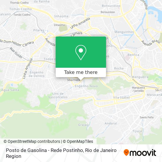 Posto de Gasolina - Rede Postinho map