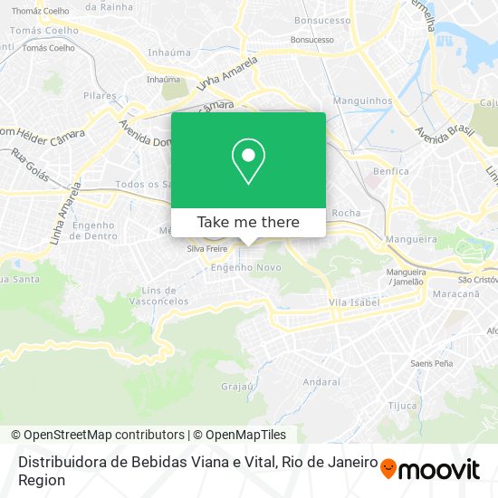Mapa Distribuidora de Bebidas Viana e Vital