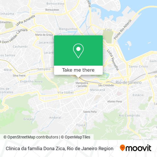 Clínica da família Dona Zica map