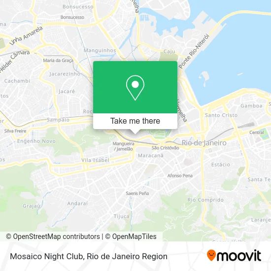 Mosaico Night Club map
