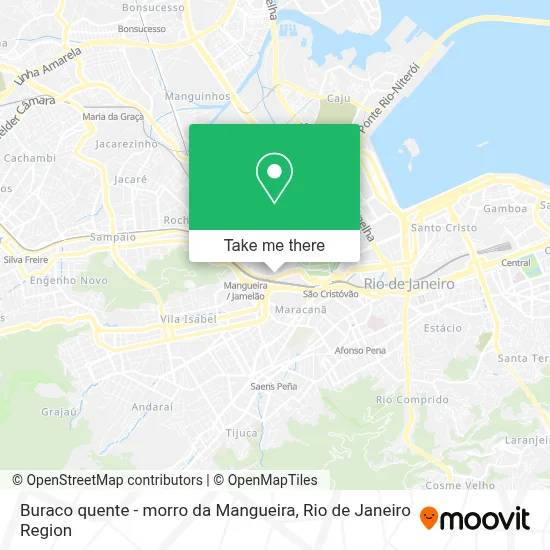 Buraco quente - morro da Mangueira map