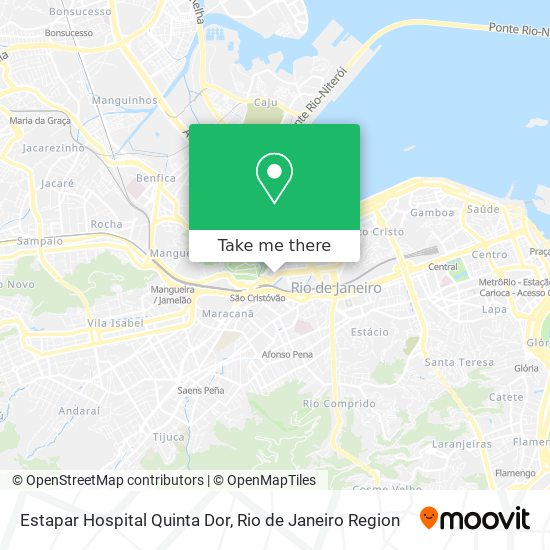 Estapar Hospital Quinta Dor map