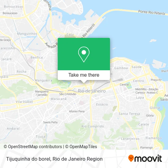 Tijuquinha do borel map