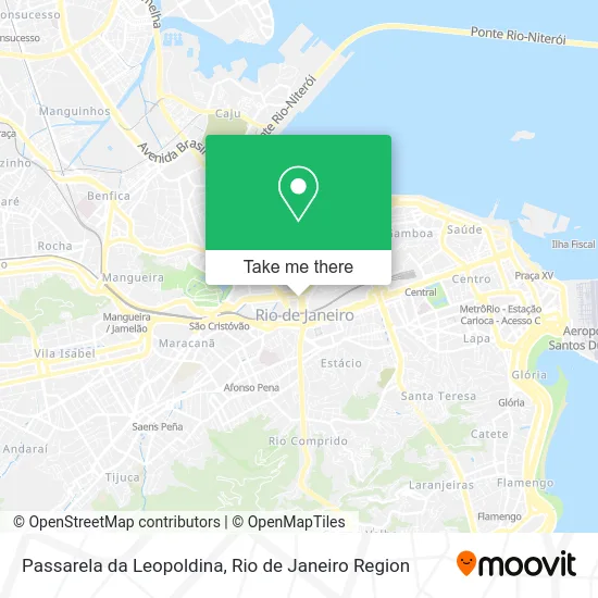 Passarela da Leopoldina map