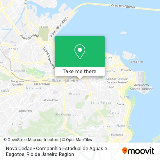 Nova Cedae - Companhia Estadual de Águas e Esgotos map