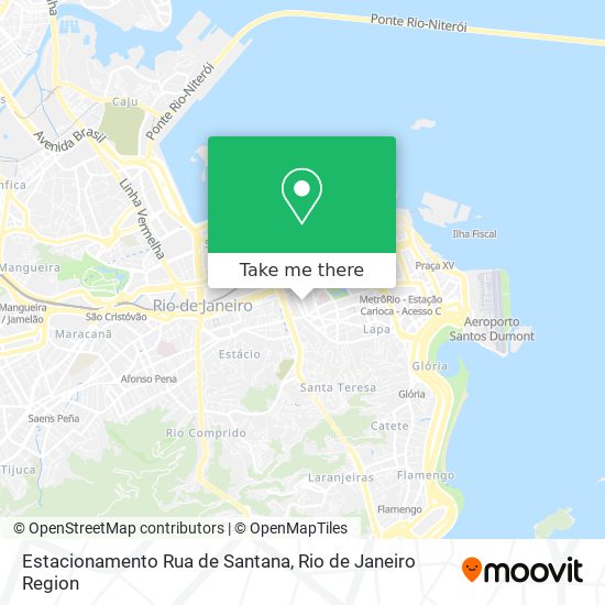 Estacionamento Rua de Santana map