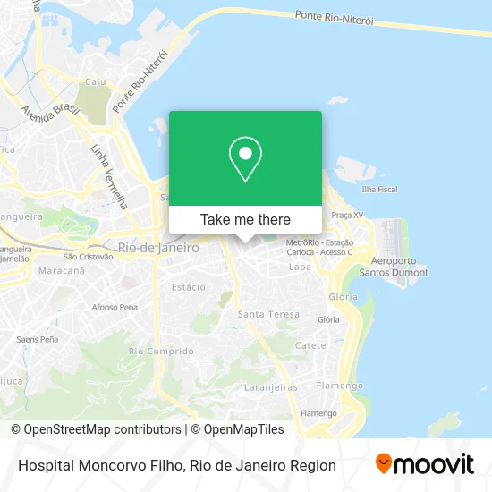 Hospital Moncorvo Filho map