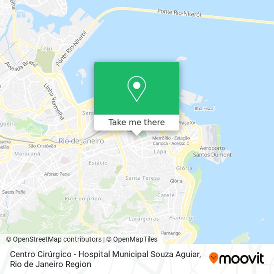 Mapa Centro Cirúrgico - Hospital Municipal Souza Aguiar