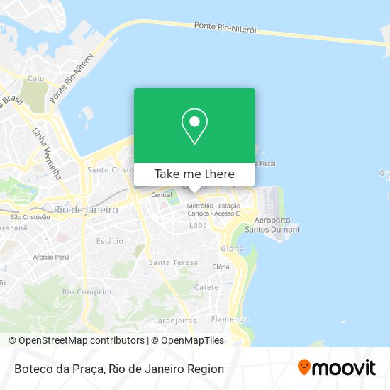 Mapa Boteco da Praça