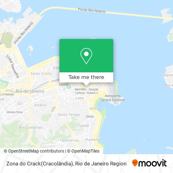 Zona do Crack(Cracolândia) map