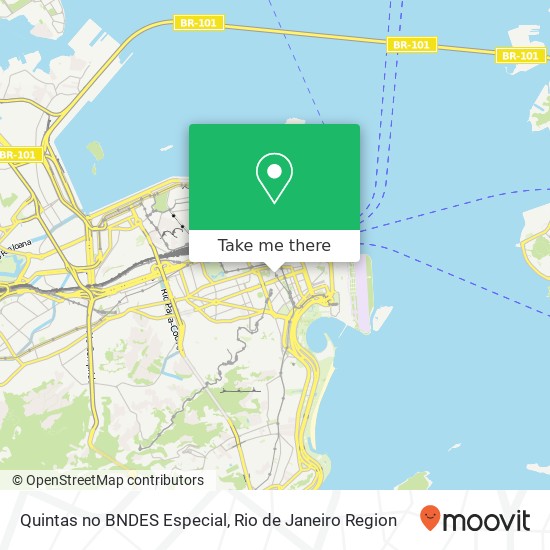 Mapa Quintas no BNDES Especial