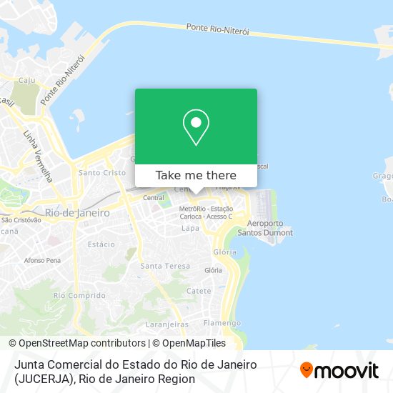 Mapa Junta Comercial do Estado do Rio de Janeiro (JUCERJA)