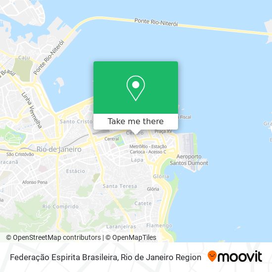 Federação Espirita Brasileira map