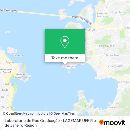 Mapa Laboratório de Pós Graduação - LAGEMAR UFF