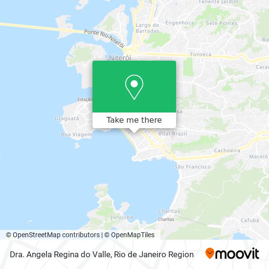 Dra. Angela Regina do Valle map