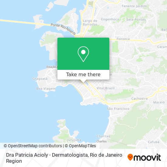 Mapa Dra Patricia Acioly - Dermatologista