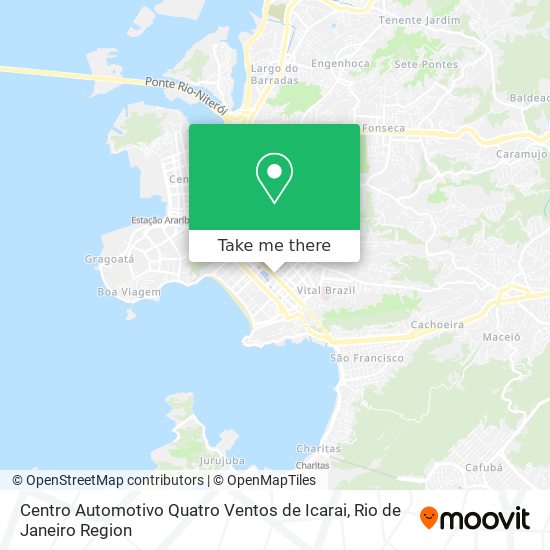 Centro Automotivo Quatro Ventos de Icarai map