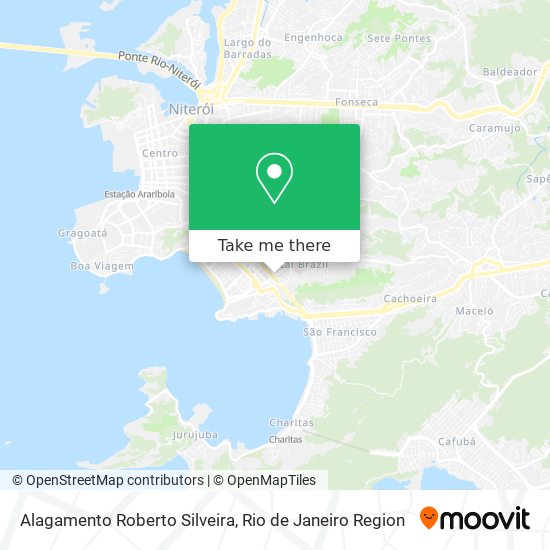 Alagamento Roberto Silveira map