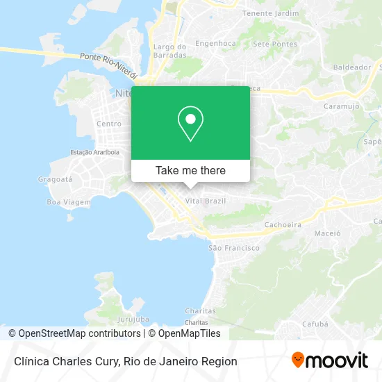 Clínica Charles Cury map