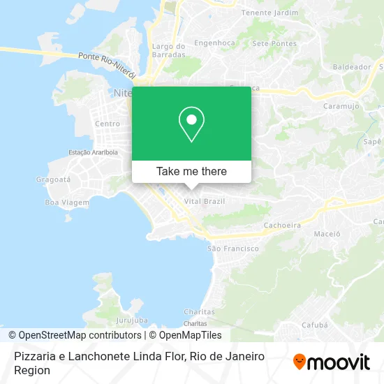 Pizzaria e Lanchonete Linda Flor map
