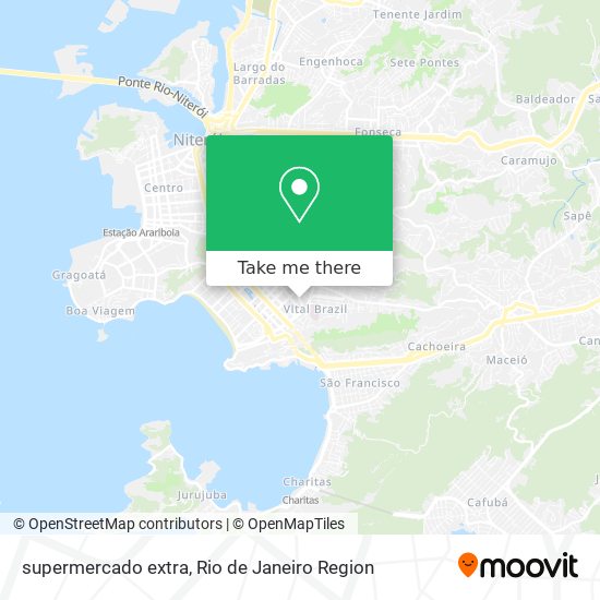 Mapa supermercado extra