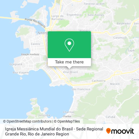 Mapa Igreja Messiânica Mundial do Brasil - Sede Regional Grande Rio