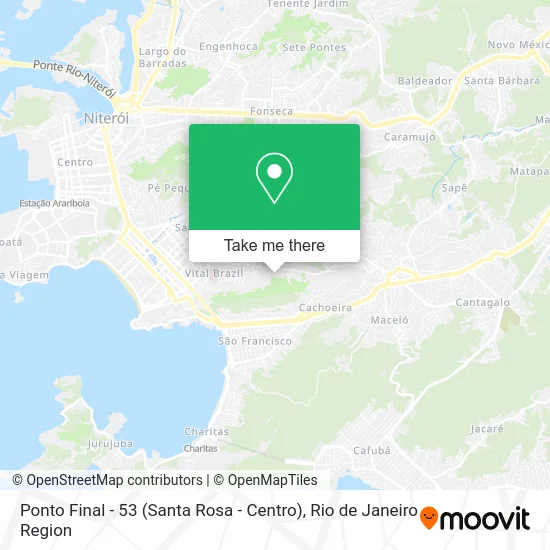 Ponto Final - 53 (Santa Rosa - Centro) map