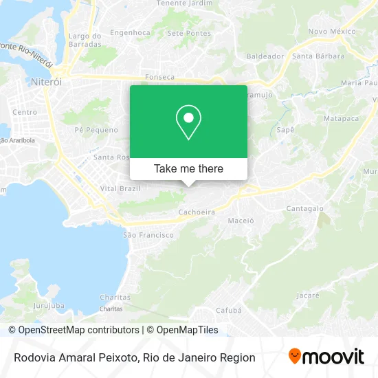 Rodovia Amaral Peixoto map