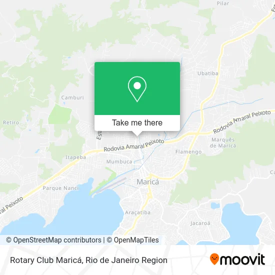 Rotary Club Maricá map