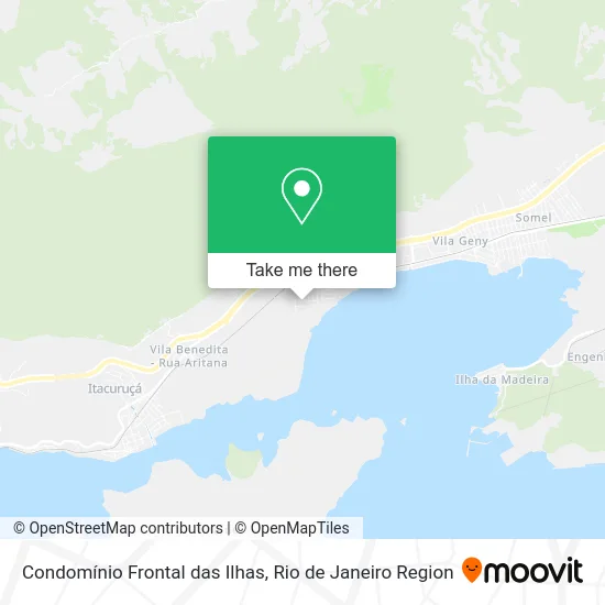 Condomínio Frontal das Ilhas map