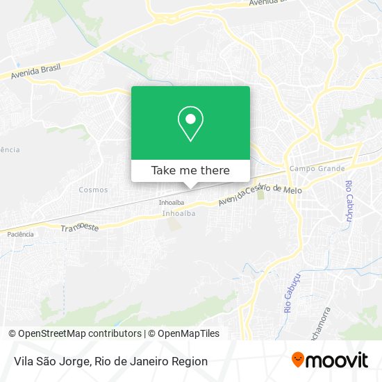 Vila São Jorge map