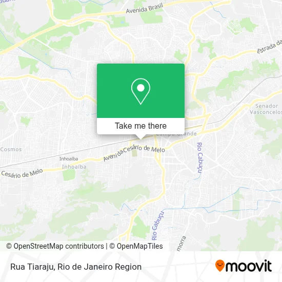 Rua Tiaraju map
