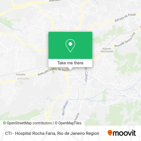 CTI - Hospital Rocha Faria map