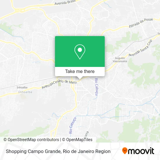 Shopping Campo Grande map