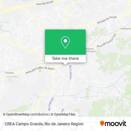 CREA Campo Grande map