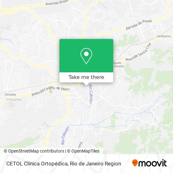 CETOL Clínica Ortopédica map