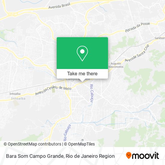 Bara Som Campo Grande map