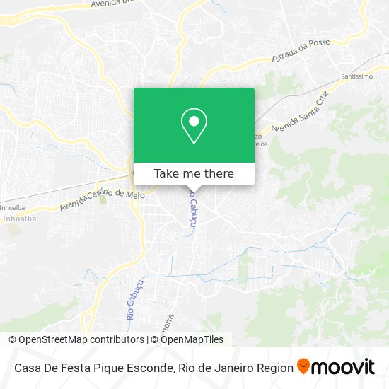 Casa De Festa Pique Esconde map