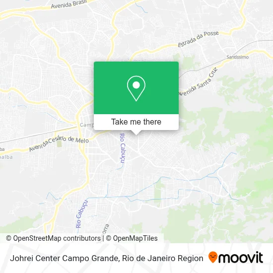 Johrei Center Campo Grande map