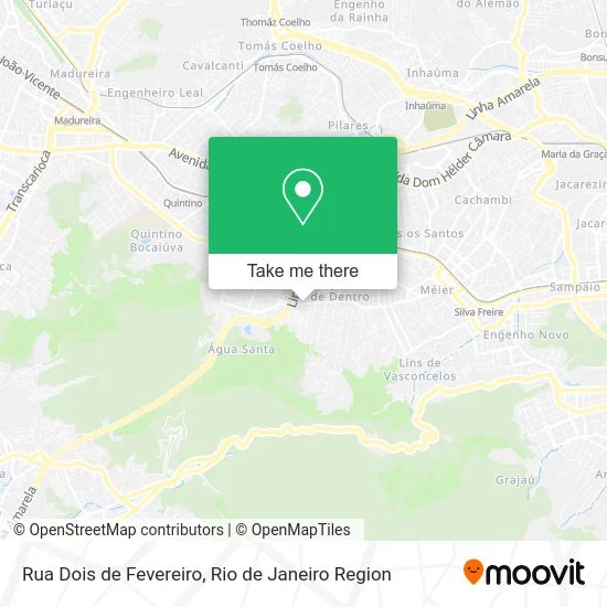 Rua Dois de Fevereiro map