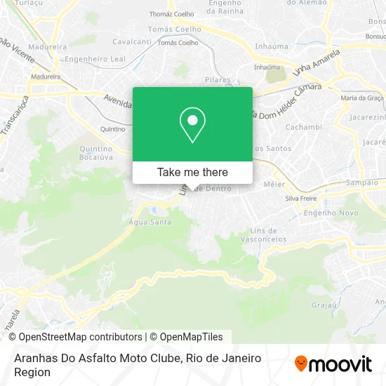 Aranhas Do Asfalto Moto Clube map