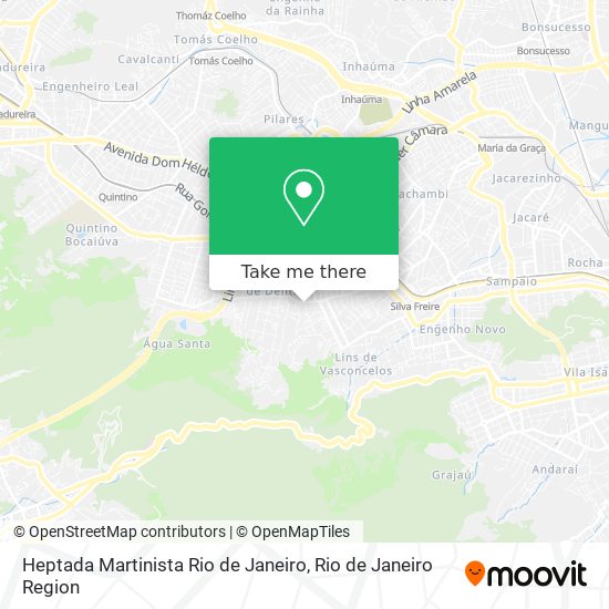 Heptada Martinista Rio de Janeiro map